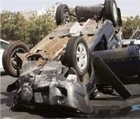 مصرع 3 أشخاص في حادث سيارة بها 25 طربة حشيش على طريق الإسماعيلية الصحراوي