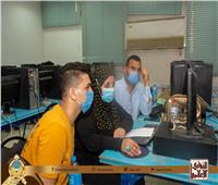 مكتب التنسيق الإلكتروني بجامعة طنطا يستقبل طلاب الثانوية العامة 
