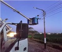 الوحدات المحلية بسوهاج تواصل أعمال ترشيد استهلاك الكهرباء