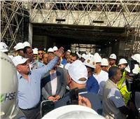 وزير النقل يتابع معدلات تنفيذ محطة قطارات صعيد مصر بالجيزة