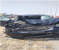 مصرع وإصابة 5 أشخاص في حادث تصادم بطريق مصر السويس الصحراوي