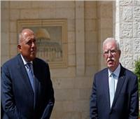 وزير خارجية فلسطين يعزي «شكري» في ضحايا حريق كنيسة أبو سيفين