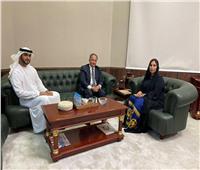 سفيرة الإمارات بالقاهرة تلتقي بمساعد وزير الخارجية للشؤون الأفريقية 