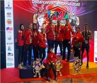 7 ميداليات محصلة مصر في بطولة العالم للمواي تاي بماليزيا