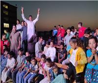 إقبال جماهيري كبير في اليوم الثاني لقافلة قرية التنمية ببرج العرب 