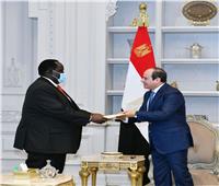 الرئيس السيسي يتلقى رسالة من رئيس جمهورية جنوب السودان