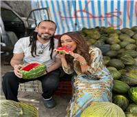 أول ظهور لـ عبدالفتاح الجريني وزوجته في شهر العسل | صور