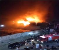 المشاهد الأولى من حريق ملهى ليلي بالأسكندرية «فيديو وصور»