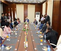 محافظ القاهرة يجتمع مع وزراء التنمية المحلية الأفارقة 
