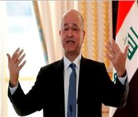 الرئيس العراقي يندد بالصدامات المسلحة في البلاد ويؤكد ضرورة فرض الأمن 