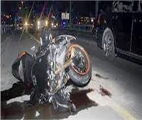 إصابة شخصين في حادث انقلاب دراجة بخارية بالإسماعيلية 