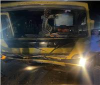أسماء المصابين في حادث تصادم ميني باص بالحجاز في طريق السخنة