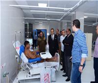 رئيس جامعة سوهاج يجري جولة تفقدية لمتابعة سير العمل بالمستشفى الجديد | صور