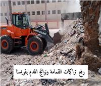 محافظة المنوفية: رفع أكثر من 35 ألف طن تراكمات قمامة 