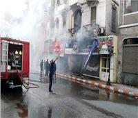 اشتعال النيران في 4 محال تجارية بمدينة بئر العبد