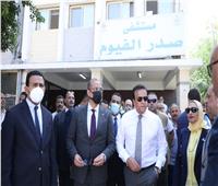 وزير الصحة يتفقد أعمال تطوير مستشفى صدر الفيوم