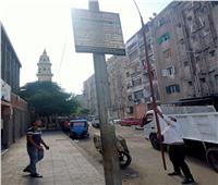 إزالة 138 إعلانًا مخالفًا من شوارع الإسكندرية |صور 