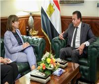 وزير الصحة يستقبل المنسق المقيم للأمم المتحدة بمصر لبحث سبل التعاون 