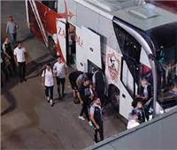 حافلة الزمالك تصل إلى ستاد القاهرة استعدادا لمواجهة إيليكت التشادي 