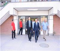 سفير كوريا الجنوبية يختتم زيارته لجامعة أسيوط بجولة في القرية الأولمبية