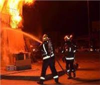 إخماد حريق بمحل أدوات معمارية في سوهاج