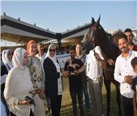 توزيع جوائز على الفائزين بمسابقة جمال الخيول العربية بمهرجان الشرقية الـ26
