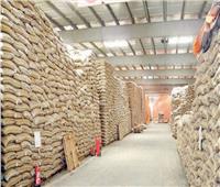 ضبط 109 طن أرز بمخازن تجار الاحتكار بدمياط