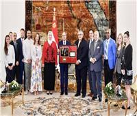 محافظ أسوان يهنئى الرئيس السيسي بحصوله على جائزة اللجنة الدولية للأولمبياد الخاص