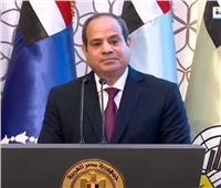 الرئيس السيسي: مصر لم تحارب دفاعًا عن أرضها فقط بل لتحقيق السلام