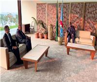 وزير الخارجية يلتقي رئيس الكونغو الديمقراطية خلال زيارته كينشاسا