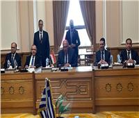 بدء المؤتمر الصحفي بين وزيري خارجية مصر واليونان بعد مباحثات موسعة
