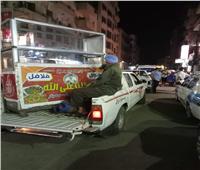 إزالة مخالفة غير قانونية بشارع يوسف حسن وسط مدينة الأقصر