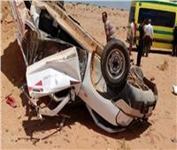 إصابة 16 طالبا في حادث انقلاب سيارة بالطريق الصحراوي الغربي بالمنيا 