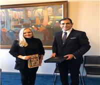 السفير المصري في هلسنكي يلتقي وزيرة البيئة والمناخ الفنلندية