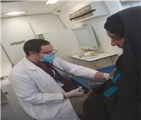 الكشف على ٩٤٩ مواطنا في قافلة طبية مجانية بقرية العمرة بمركز أبوتشت