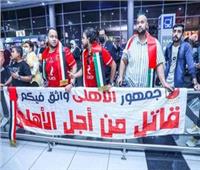 جماهير الأهلي تستقبل بعثة الفريق في مطار أبو ظبي