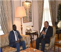 «شكري» يؤكد على تعزيز العلاقات المشتركة مع جامبيا