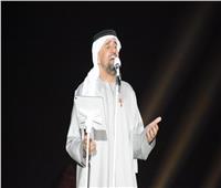 حسين الجسمي يشعل احتفالية «مصر والإمارات.. قلب واحد» بالأهرامات| صور