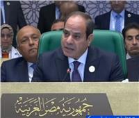 السيسي: نرغب في الدعم العربي للتوصل لتسوية سياسية في ليبيا 