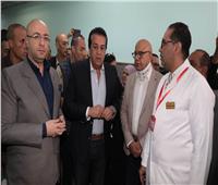 وزير الصحة ومحافظ بني سويف يتفقدان مستشفى الواسطى المركزي