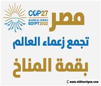 مصر تجمع زعماء العالم بقمة المناخ| إنفوجراف