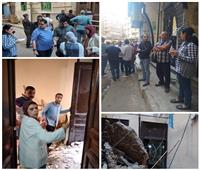 مصرع شخص وإصابة 2 آخرين فى انهيار سقف عقار بالإسكندرية