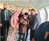 نائب رئيس جمهورية أندونسيا والوفد المرافق يزورون المتحف القومي للحضارة