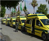 الصحة: الدفع بـ 5 سيارات إسعاف لموقع انهيار عقار بمنطقة إمبابة  