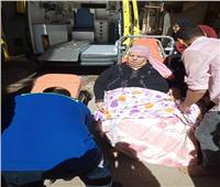 أمن القاهرة يستجيب لمسنة وينقلها إلى إحدى المستشفيات 