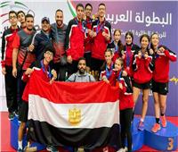 مصر تحصد 12 ميدالية في البطولة العربية لناشئي الريشة الطائرة