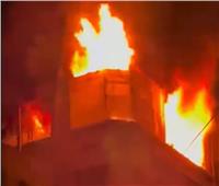 مصرع 20 شخصًا إثر حريق شب في منزل بغزة
