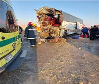 الصحة: الدفع بـ27 سيارة إسعاف لنقل مصابي حادث أتوبيس رأس غارب