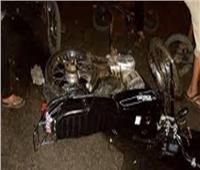 إصابة 4 طلاب في حادث تصادم سيارة بدراجة بخارية في بني سويف