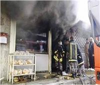 إصابة 6 عمال في حريق هائل بمخبز بسوهاج